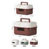 Household Lockable Password Lock Safe Box Large Capacity Two Layers Storage Bin Thickened Portable Lockbox for Home Office