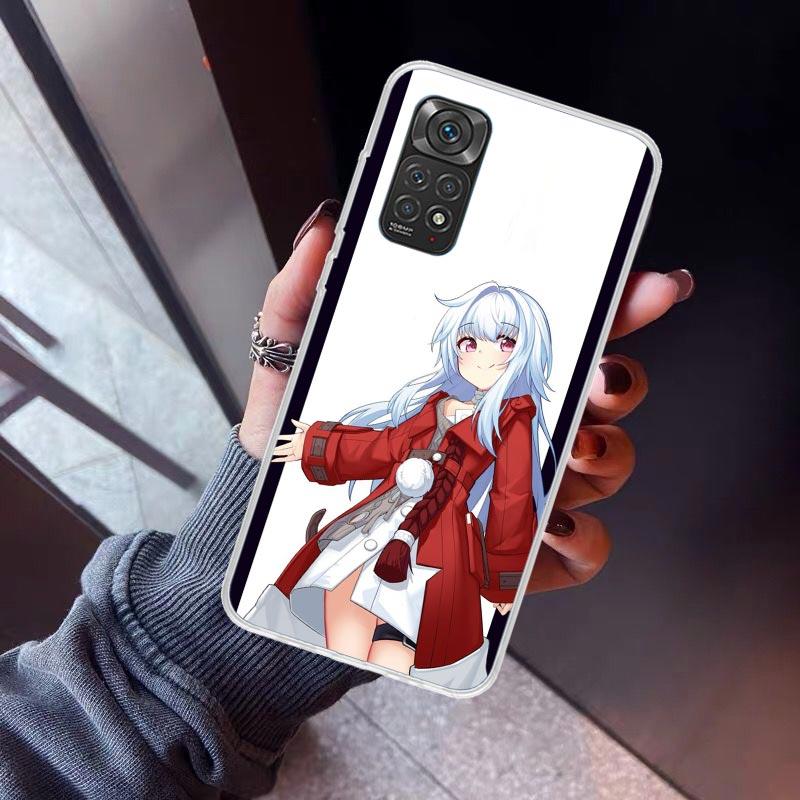 Honkai Star Rail Clara Phone Case For Xiaomi Redmi Note 10 11 12 13 14 15 Pro Plus 11S 12S 14S 11T 11E 10S Soft TPU Back Cover R