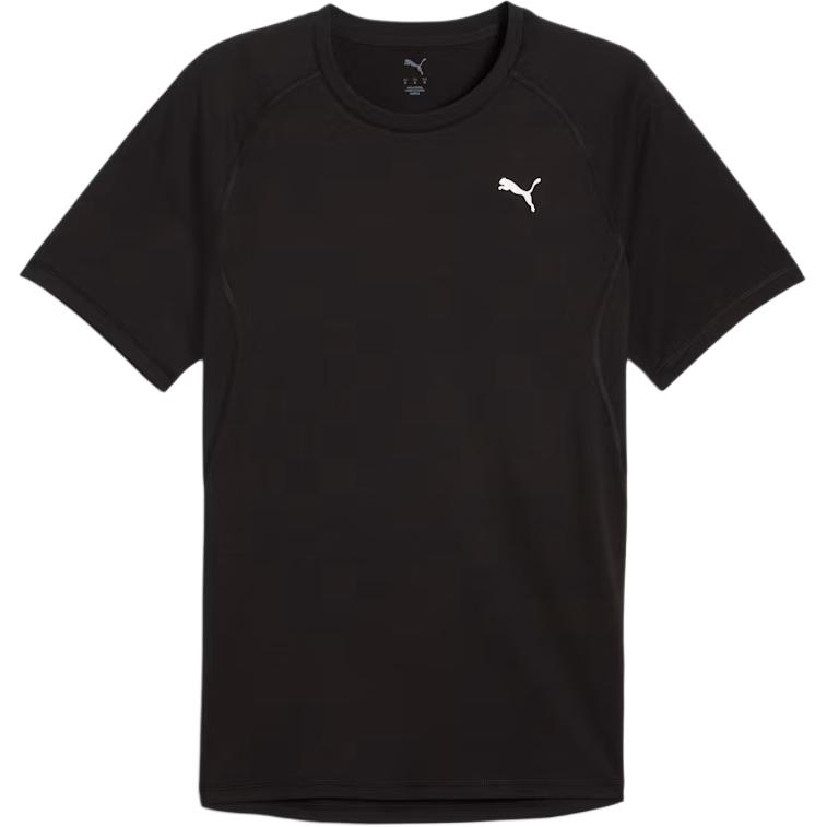 

Puma Logo Round Neck Raglan Short Sleeve T-Shirt Men Tops Black 52724101 M