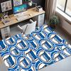 Hertha BSC Pattern Rug, Indoor/Outdoor Mat, for Picnic, Gameroom, Bedroom, Office, Living Room, Home Decor Carpet, Birthday Gift