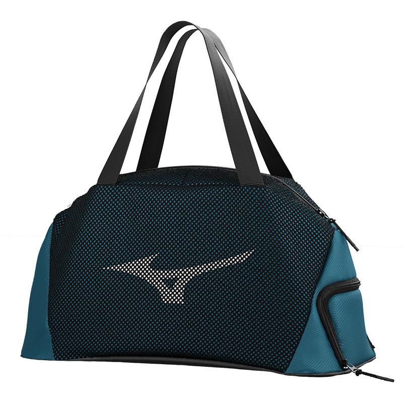 New Mizuno Polyester Gym Bag Travel Bag Swim Bag Tubas Unisex Black/Blue/Yellow/Yellow Green N3CMC005