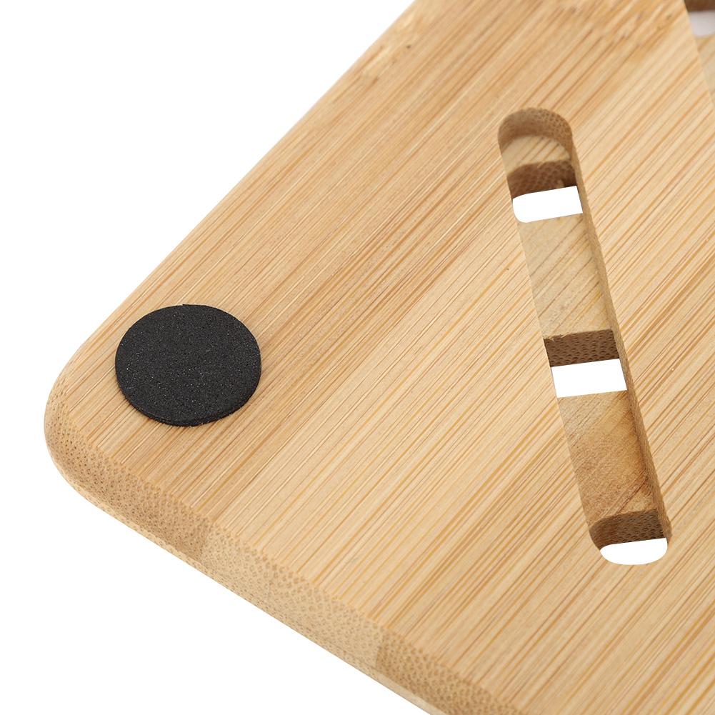 4Pcs Bamboo Table Mat Anti-Scald Non-Slip Bowl Cup Heat Insulation Pad for Home Kitchen Use( Shape )