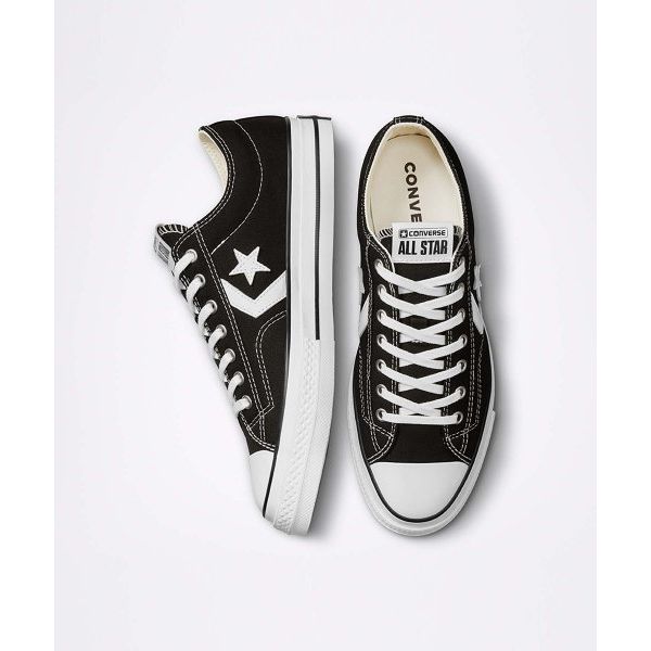 Converse Star Player 76 Schwarz Vintage Weiß Unisex Sneaker A01607C