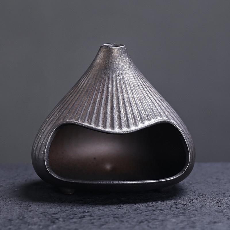 

1 шт. Керамическая подставка для благовоний в стиле горы Фудзи, Маленький камин, Подставка для шалфея и пало санто, Домашний декор (Без благовоний)