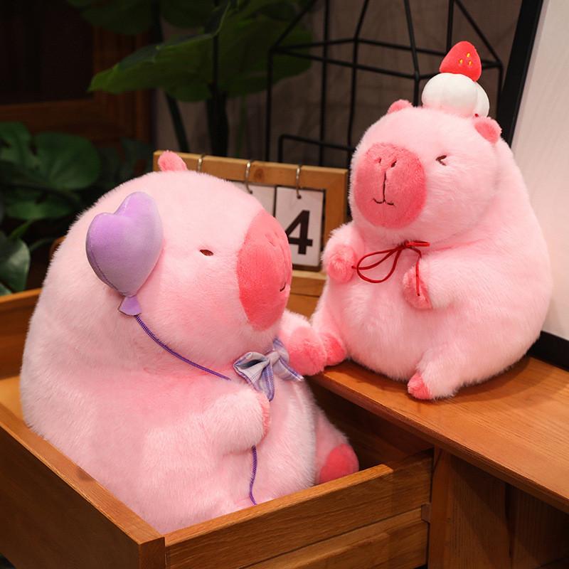 Adorable Capybara Plush Toy Authentic Stuffed Animal Soft Short Plush Pillow