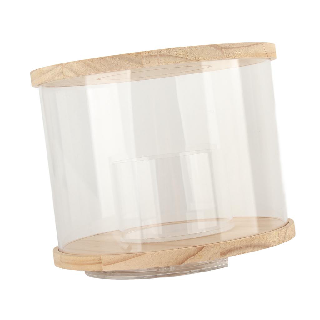 Action Figure Display Case Rotating Base Dustproof Waterproof Acrylic Action Figure Cabinet for Bedroom Office