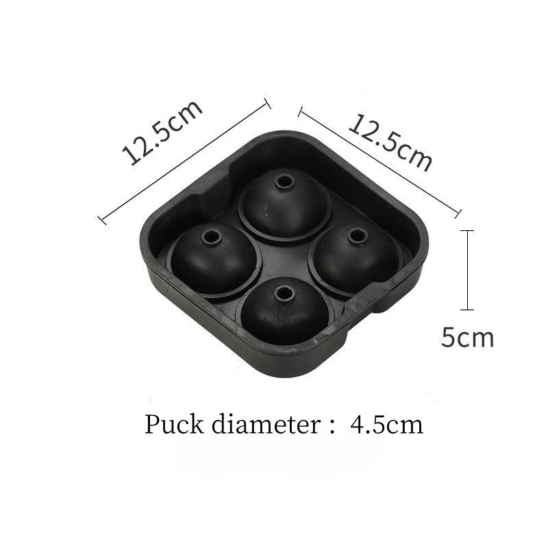 1-3PCS Silicone Ice Mold Tray for Whiskey Cocktails Wine Soup Ice Cream BPA Free Easy Release Reusable Freezer Kitchen Gadget