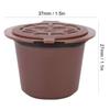 3Pcs Household Reusable Coffee Capsules Filter Refillable Capsules Cup Fit for Nespres (Coffee)
