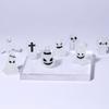 Halloween Decorations, Set Of 8 Small Glow-in-the-Dark Figurines; Pumpkin, Christmas Ornaments