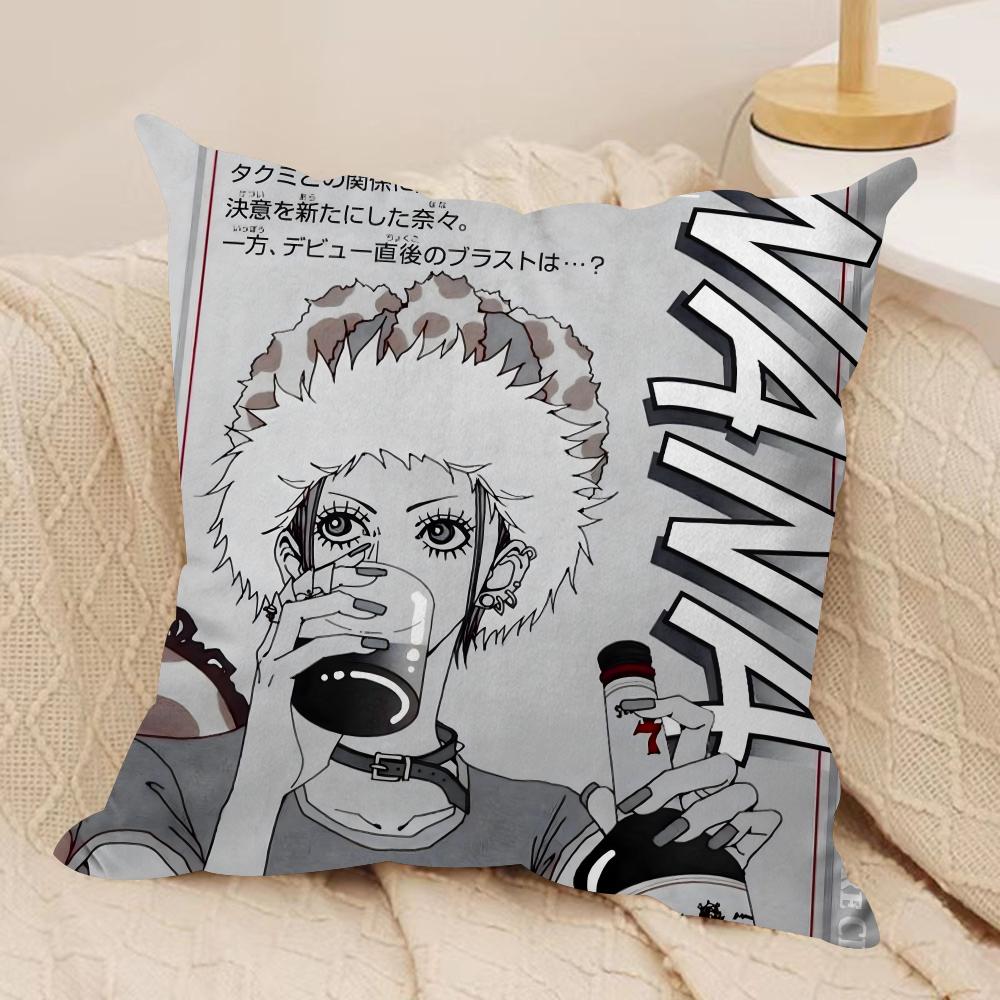 Arrival N-Nana Anime Cushion Cover Soft Plush Double-Sided Printed Sofa Pillow Cushion Cover | Cozy All-Season Decor Gift