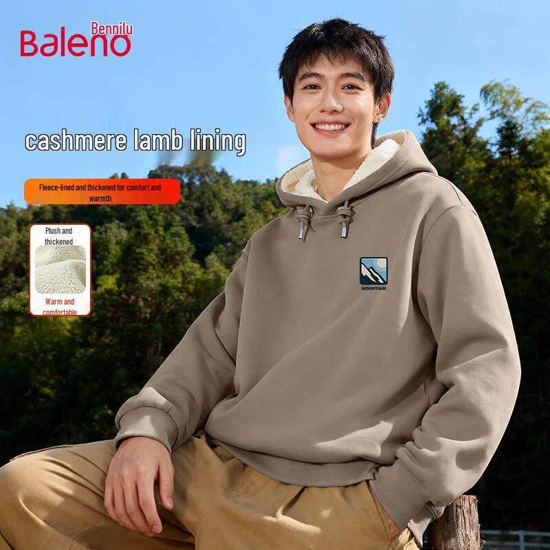 Baleno Unisex Alpaca Fleece Hooded Sweatshirt 5XL