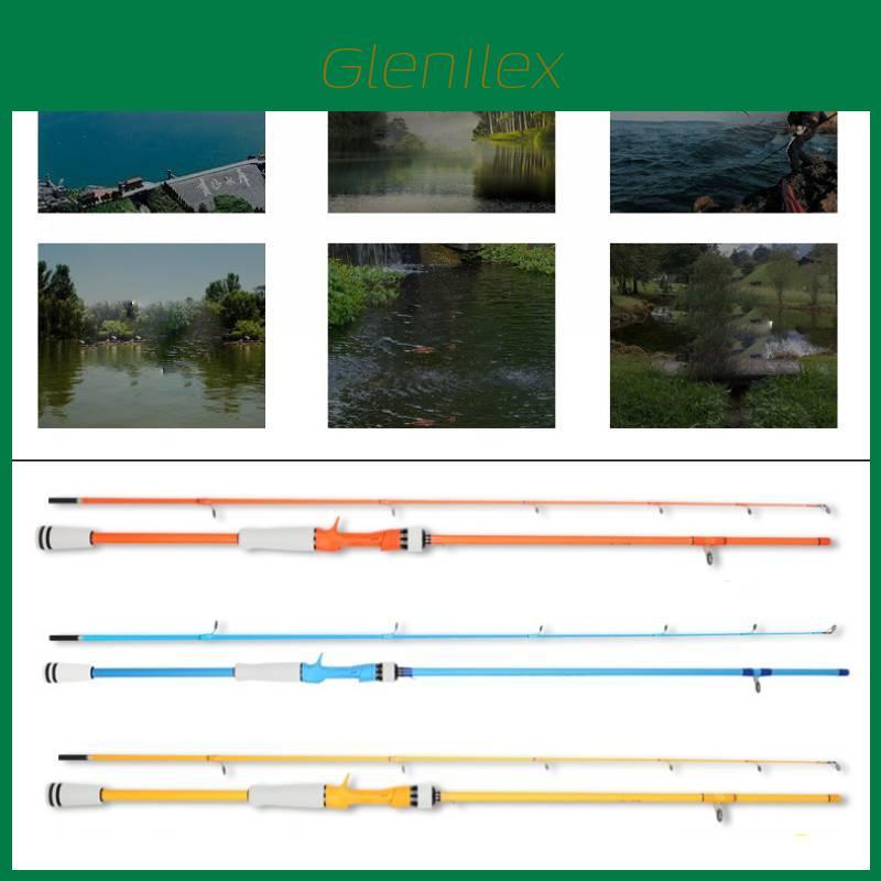 Fiber Carbon Lightweight Fishing Rod Longrange Casting Straight Pistol Grip