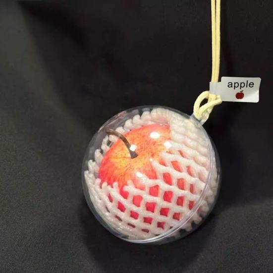 Pingente de Chaveiro de Natal Amuleto em Forma de Fruta Pingente para Espelho Retrovisor de Carro Descompressão