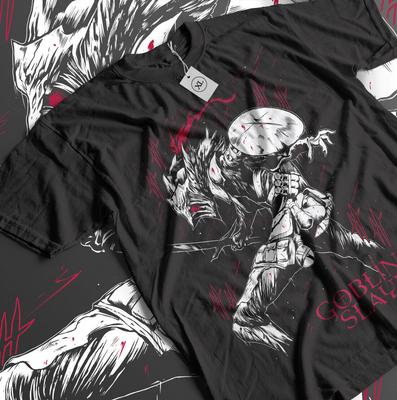 חולצת טריקו Goblin Slayer חולצת אנימה יוניסקס חולצת כותנה מנגה חולצת Goblin Slayer