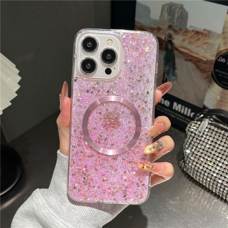 Applicable To Apple 16promax Mobile Phone Case Magnetic Starry Sky IPhone 15 Protective Case 13/14