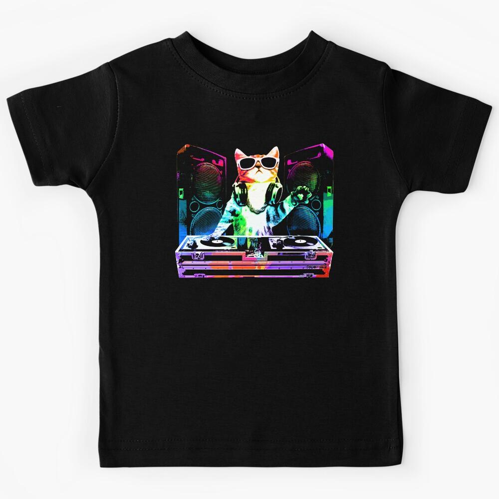 HOUSE CAT (New DJ Kitty) Kids T-Shirt 140