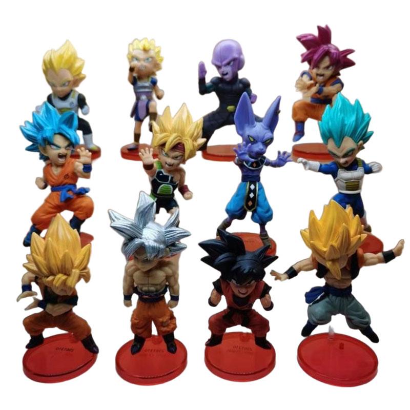 Dragon Ball Super Son Goku Vegeta Broly Buu Action Figure Dragon Ball Figure Set Anime Figurines Ultra Instinct Model Gifts Toys