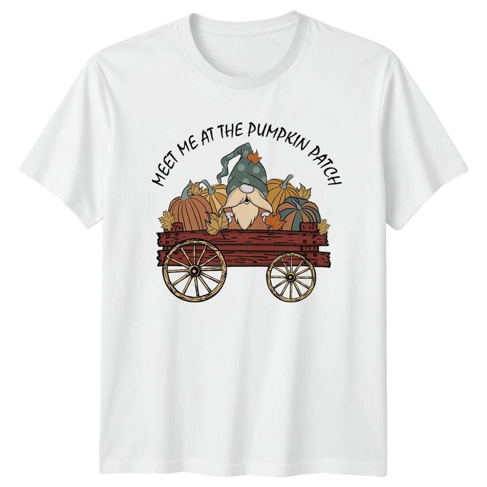 Meet Me At The Pumpkin Patch TShirt Fall Autumn Gift For Him And Her S