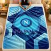 Flannel BlanketNapoli FC Warm Soft Throw Blanket for Indoor Sofa Bed Living Room Use
