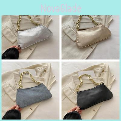 Stylish Chain Strap Women's Underarm Bag Chic Colorful Shoulder Bag For Summer 2024