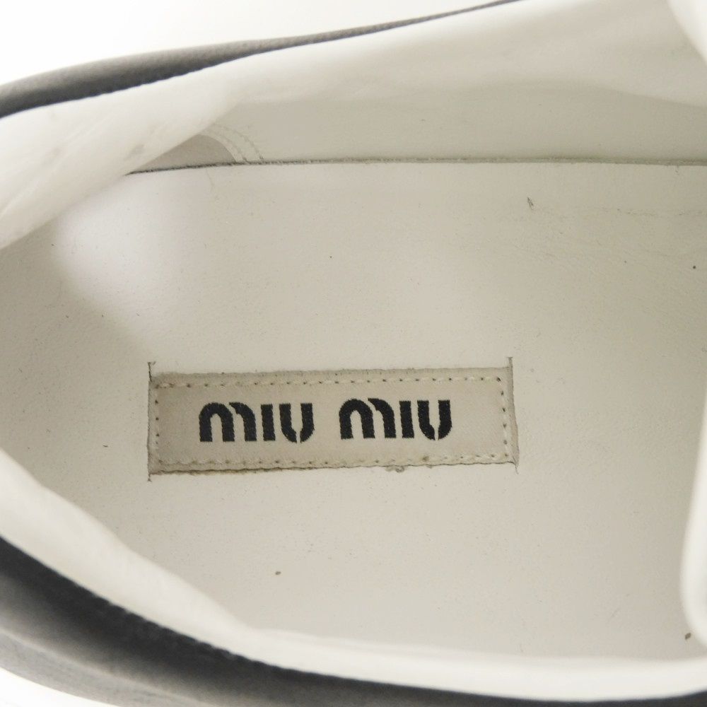 Used 12166 Crystal Low-Tops 5E907C 7896 Size 35 White Beaded Rubber Silver Platform 8.7" Logo Embossed Women's from