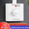 220V Mechanical Timer Switch Control for Water Pump - Automatic Power Off Socket Panel