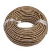 1Meter Round Braided Brown Beige Genuine Leather Cord Thread String 6mm for DIY Men Women Bracelet & Necklace Findings