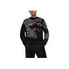 Y-3 FW22 Logo Print Knit Crewneck Sweater Men Sweater Black HN1977
