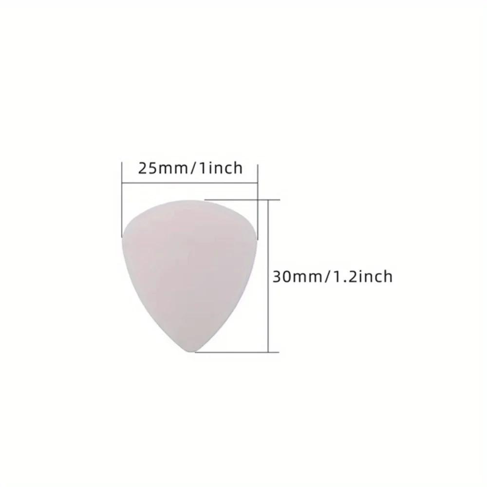 10pcs Stainless Steel 0.3mm Thin Guitar Picks Plectrum for Electric Guitar And Bass Guitar Parts & Accessories