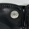 Excellent HERMES gloves Leather gloves with Serie buttons black leather mens Used