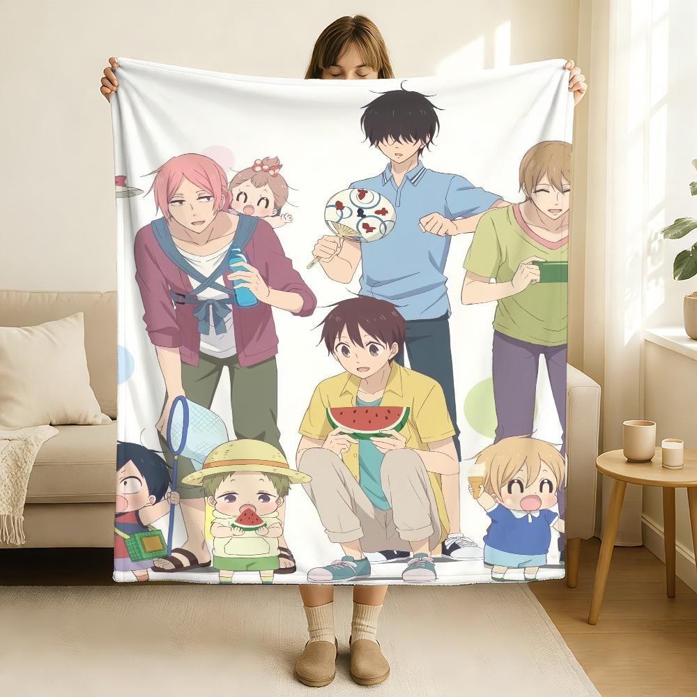 Anime Cute School Babysitters Blanket Soft and Skin Friendly For Couch Bed Napping Bedspread All Seasons Comforter