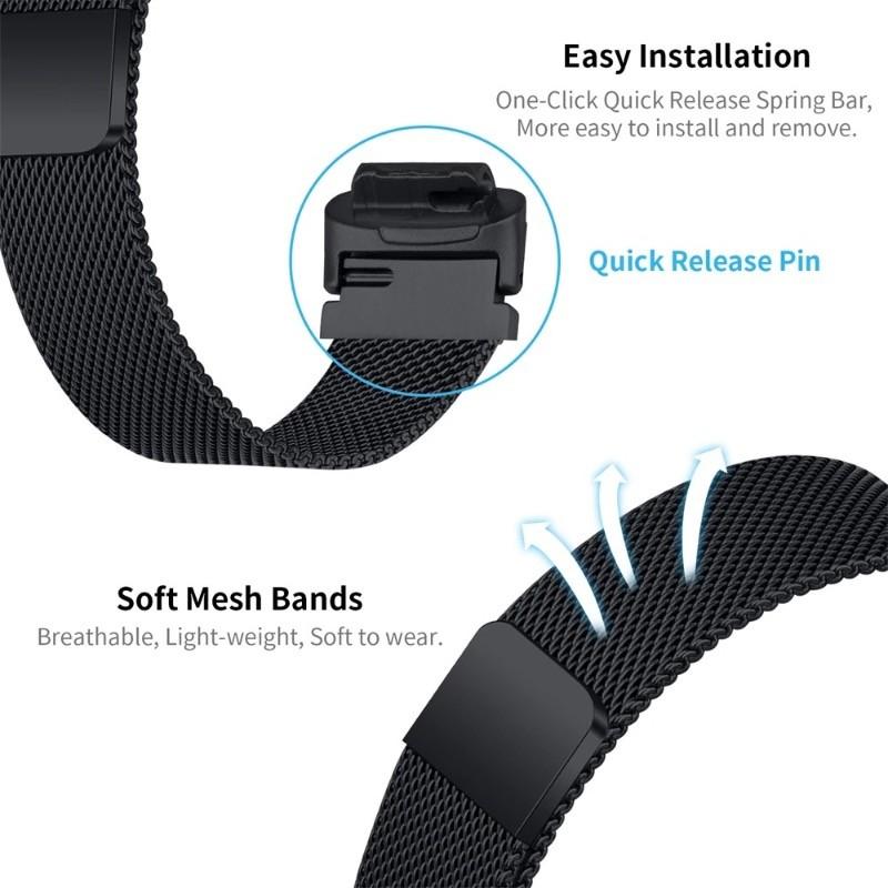 Magnetic Bracelet Strap for Fitbit Inspire 3 Women Men Mesh Watch Wristband Loop for Fitbit Inspire 3