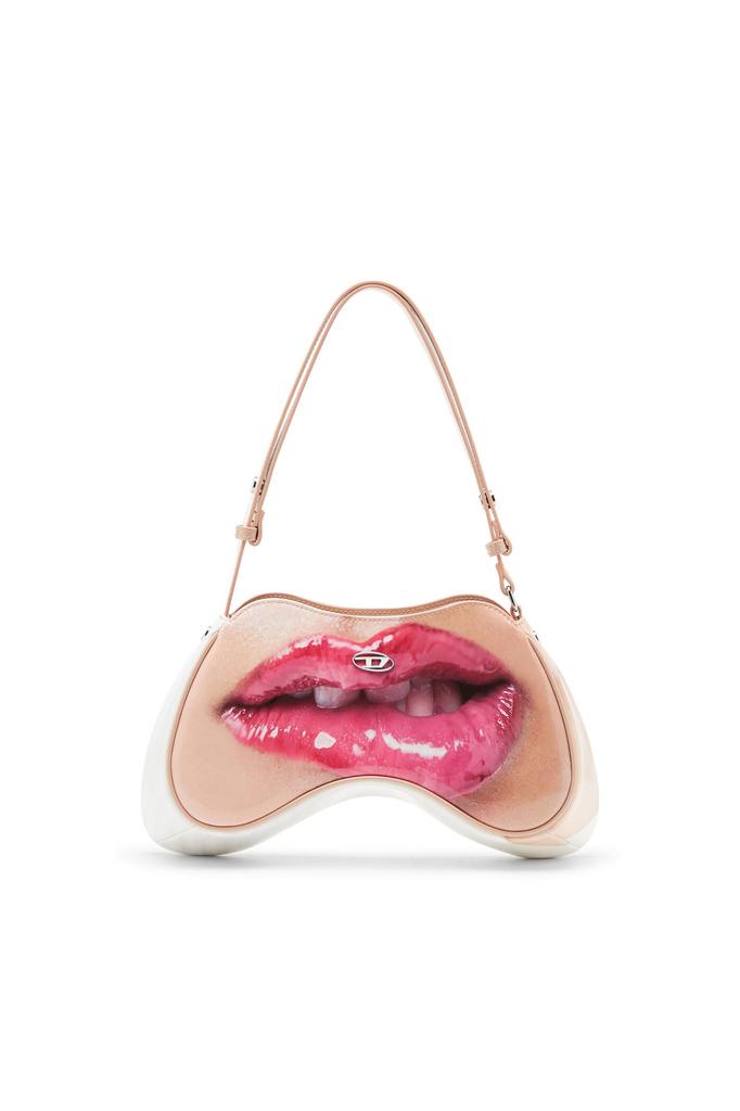 Shoulder Bag PLAY SHOULDER X09100P6019 UNI Pink X Orange H7724 [Diesel] Women's