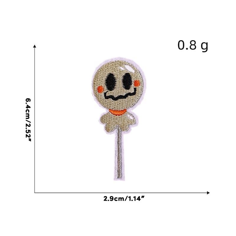 Festive Halloween Party Patch Decoration Embroidered Patches Stickers for DIY Costumes and Crafts Accessories