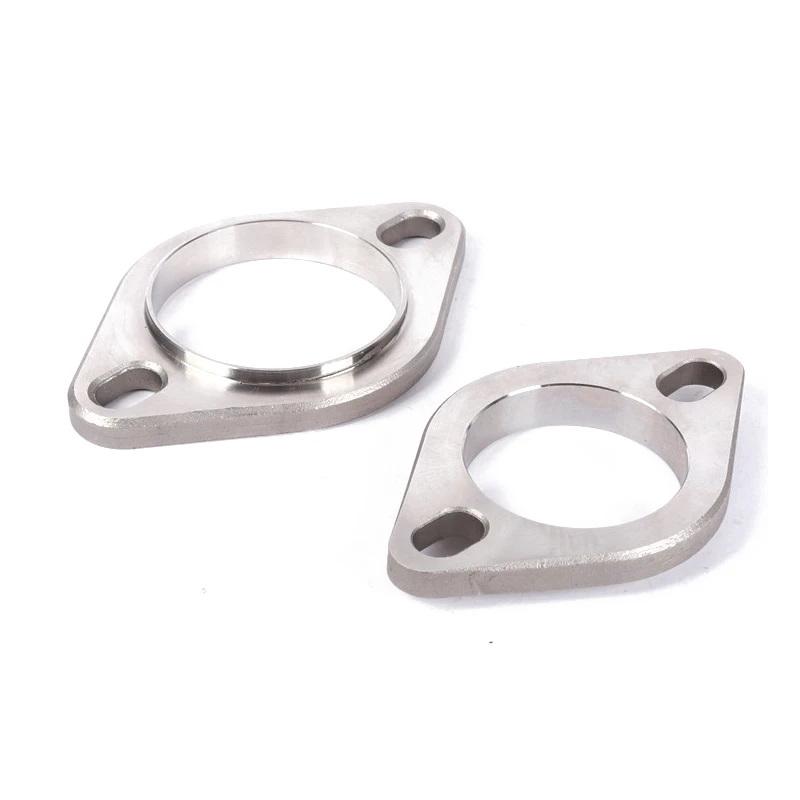 Universal Stainless Steel Muffler Flange 2 Inch Exhaust Pipe Connector Accessory Car Modification Heat Resistance