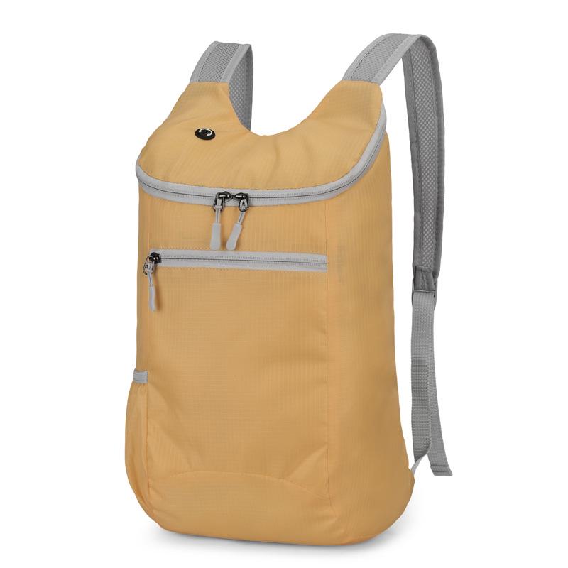 

Портативный складной спортивный рюкзак для улицы - Легкая дорожная сумка с двойными плечевыми лямками и школьный рюкзак; Возможен вариант с логотипом на заказ. Under 20L