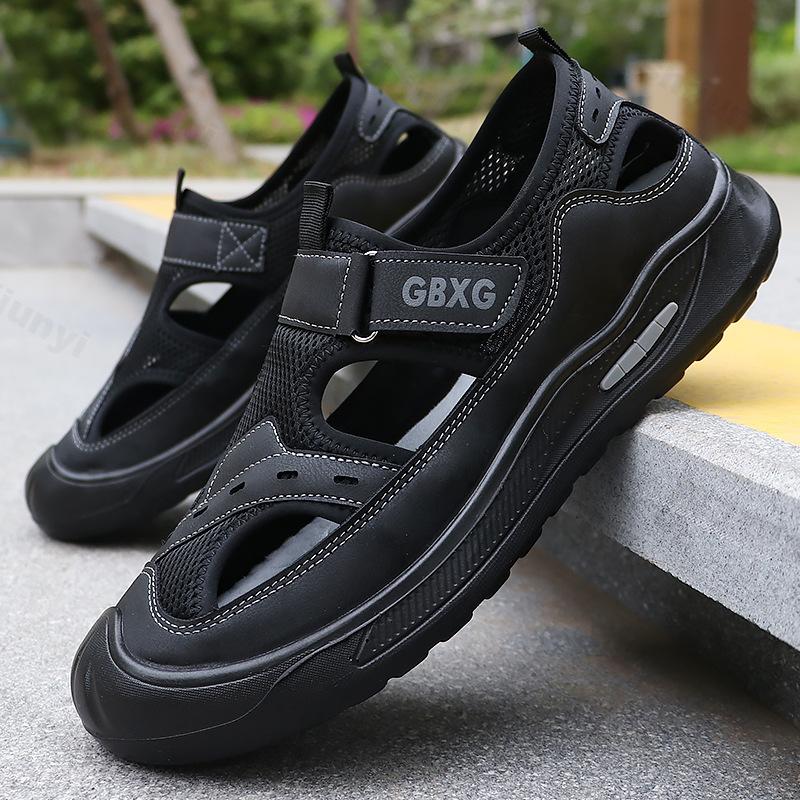 Fashion Men's Breathable Sandals Summer Low Top Hollow Out Casual Sandals Comfortable Non Slip Fashionable Platform Casual Sports Shoes