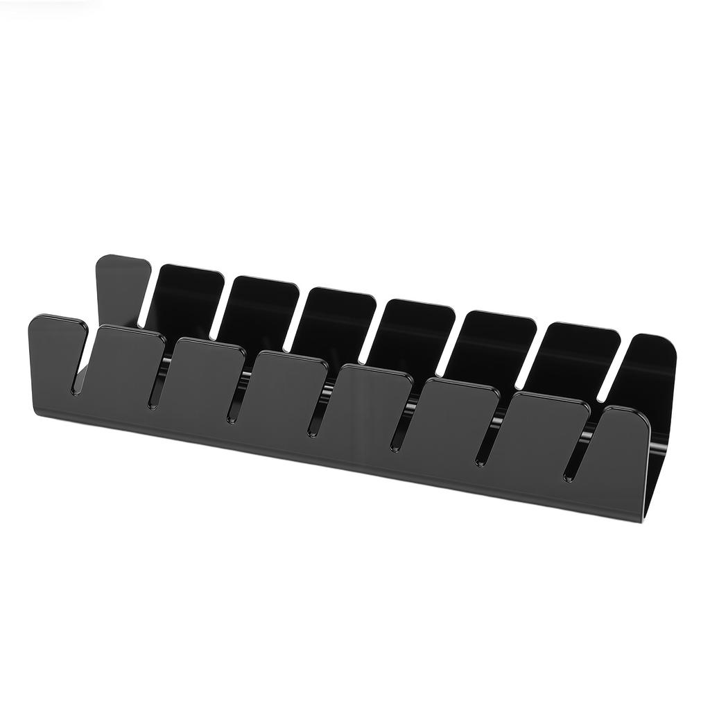 2Pcs Baseball Plastic Hat Display Storage Stand Rack Holder Rectangle Black