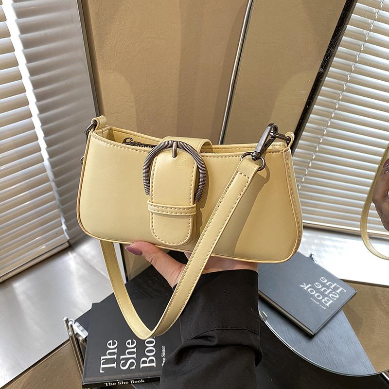 

Простая и универсальная сумка под мышкой, женская новая высококлассная модная маленькая квадратная сумка, нишевый тренд, повседневная женская сумка