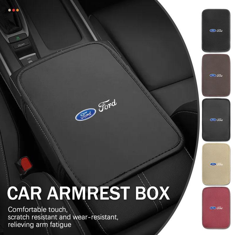 Car Armrest Box Mats Memory Foam Vehicle Arm Rest Pads For Ford Escort KA Flex Everest KA Expedition Falcon Fusion