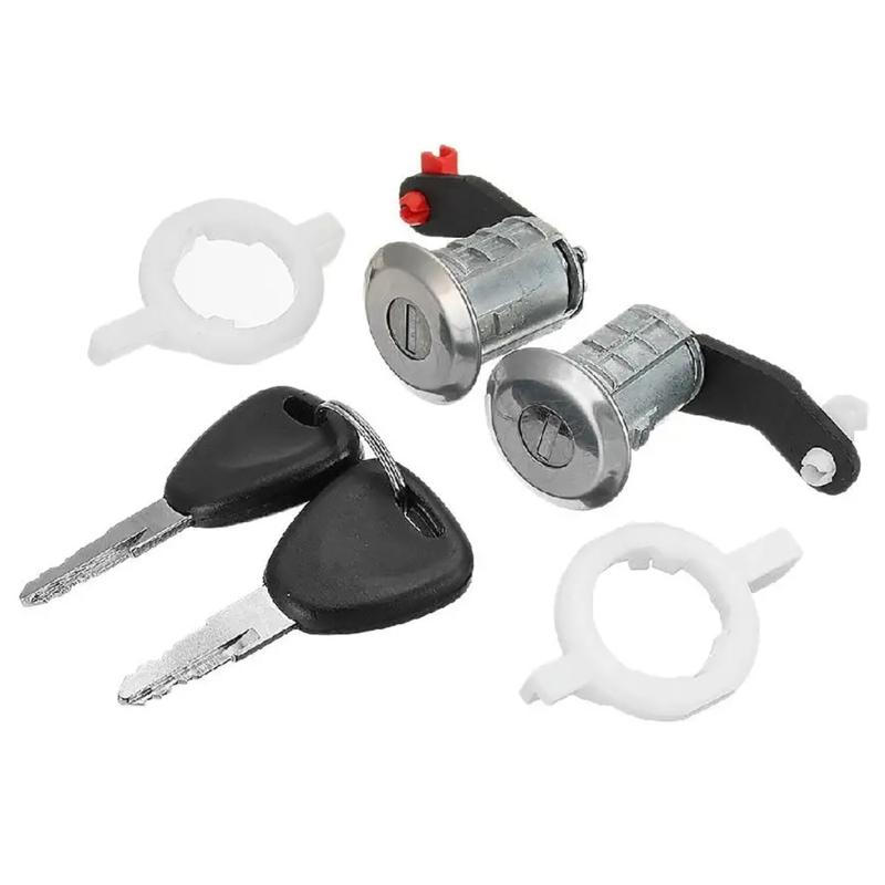 Left Right Car Door Lock Cylinder with Two Key for MOVANO 1998-2016 7701470944 7701470945 256522 256523