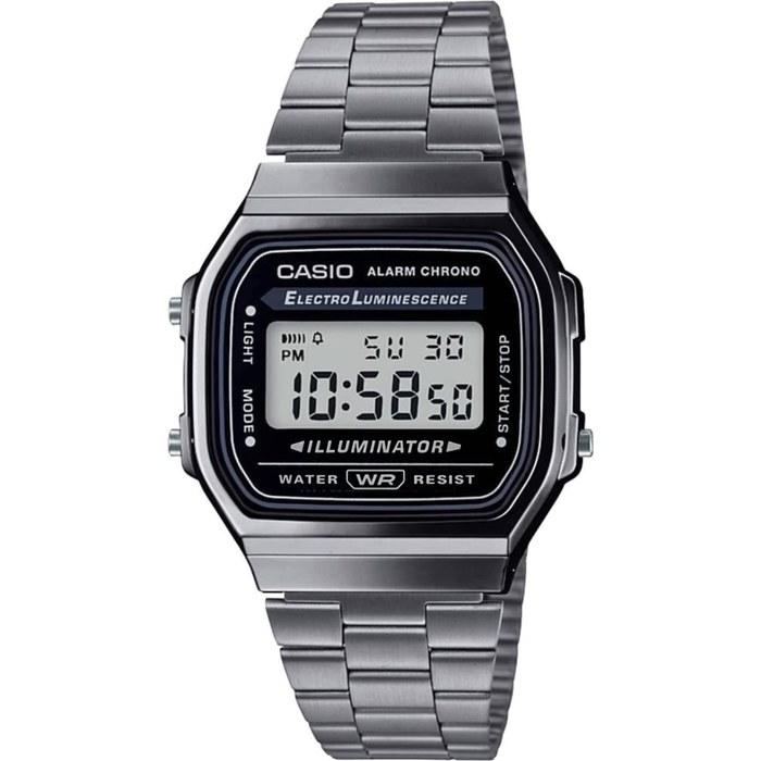 Casio Цифровые часы Винтажная серия A168WGG-1A (Серый металлик)