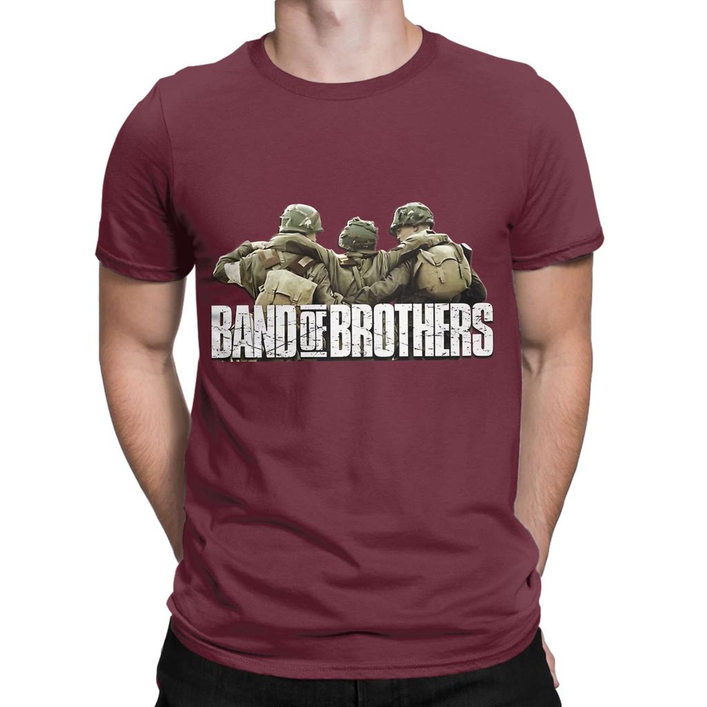 Band of Brothers bianco Divertente 100% Cotone Maglietta Band of Brothers Top Magliette Per Unisex