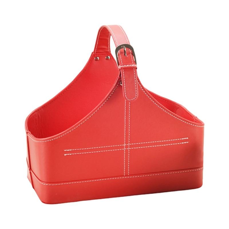 

PU Корзина Овощи Фрукты Большая емкость PU Кожа Подарочная корзина