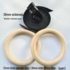 Birch Wood Kids Adjustable Gymnastic Rings