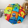 Sesame Street Theme Automatic Umbrella, Lightweight & Portable, 8 Rib, Perfect for Outdoor Travel, Birthdays, Christmas, Gifts.