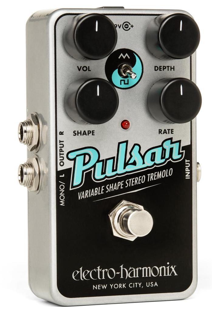 Nano Pulsar VARIÁVEL FORMATO ESTÉREO TREMOLO Tremolo Guitar Effector ELECTRO-HARMONIX