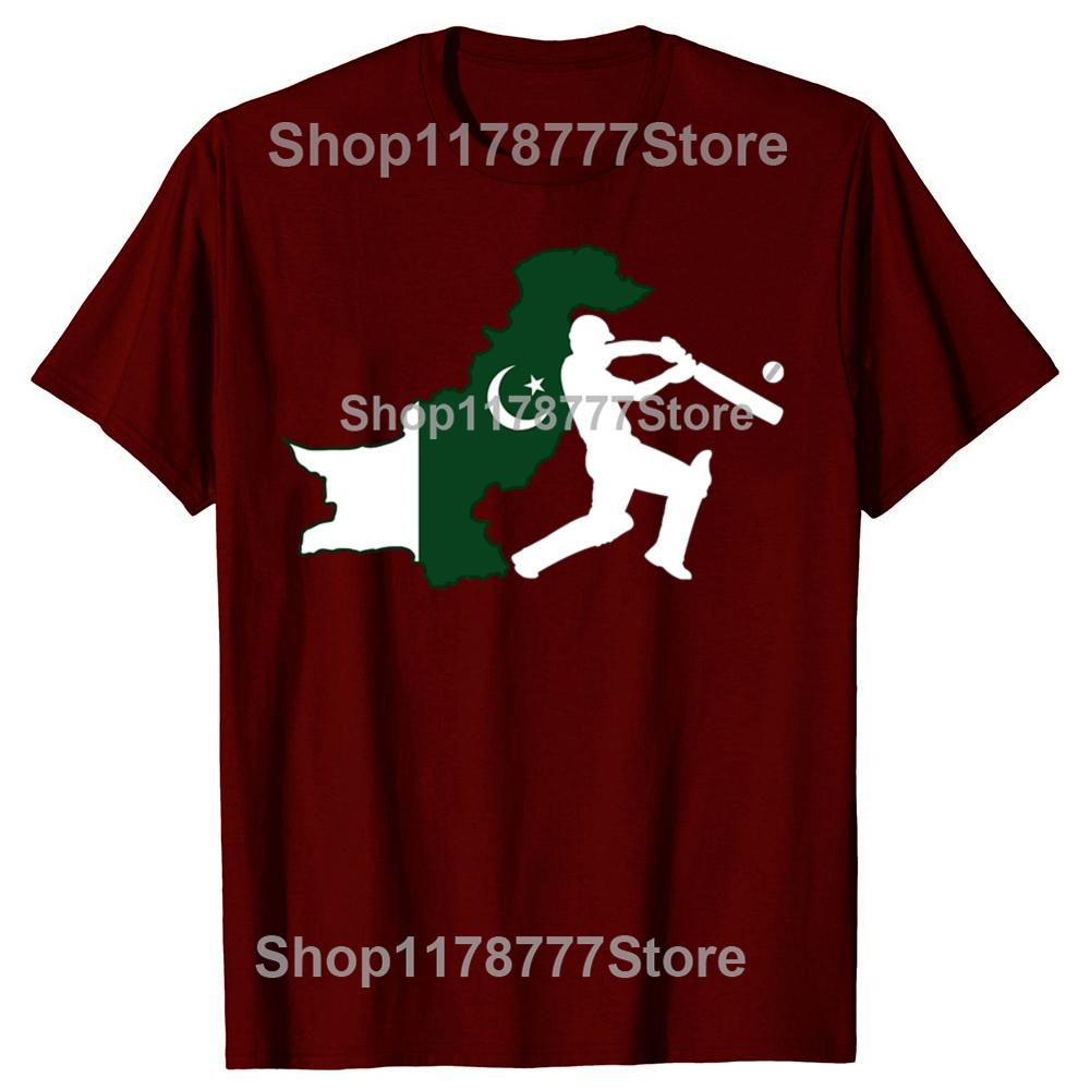 Funny Pakistan Cricket Team T Shirts Cotton Streetwear Short Sleeve Gifts Mens Clothing Fashion Casual Loose Oversized T Shirt