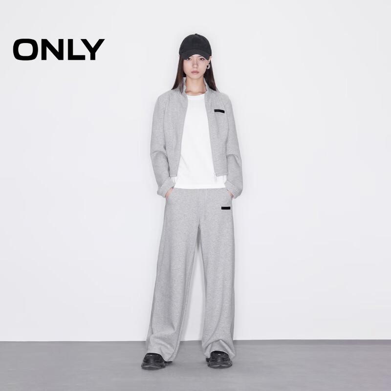 ONLY Women's 2025 Spring High-Waist Loose Straight Leg Casual Pants