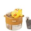 Creative Yellow Duck Mini Air Humidifier: 2-Speed, Long/Intermittent Spray for Desktop & Home Use